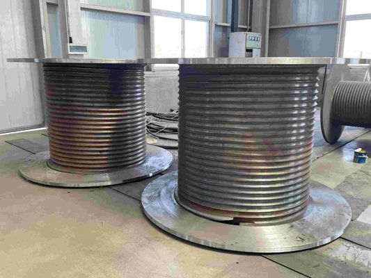 Customizable Lebus Sleeve Folding Line Rope Groove Or Spiral Groove Winch Drum Carbon Steel