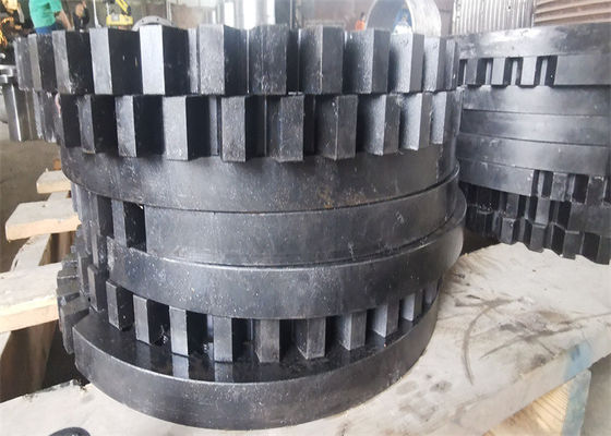 Non Standard Spur Toothed Worm Gear Wheel Anti Static Nylon Material Customized