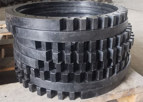 Non Standard Spur Toothed Worm Gear Wheel Anti Static Nylon Material Customized