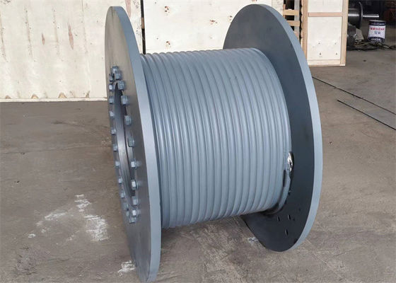 1500m Customized Lebus Winch Drum For Construction Winch