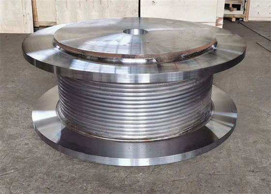 1000m Capacity Steel Rope LBS Grooved Drum For Lifting Winch
