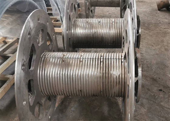 Wire Rope/Cable Winch Drum Fixed Q355B Lebus Sleeves, Plug Welding