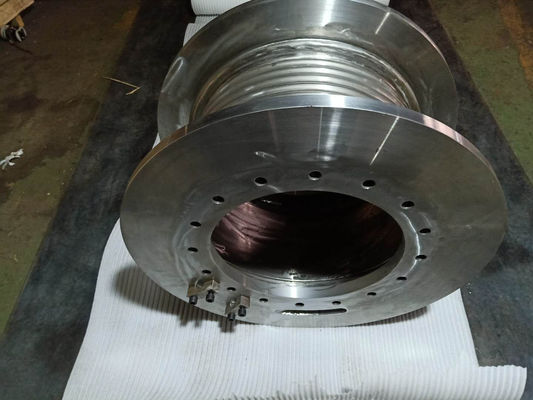 S355JR / A709Gr50 Steel Grooved Lebus Drum Spiral Rope Groove