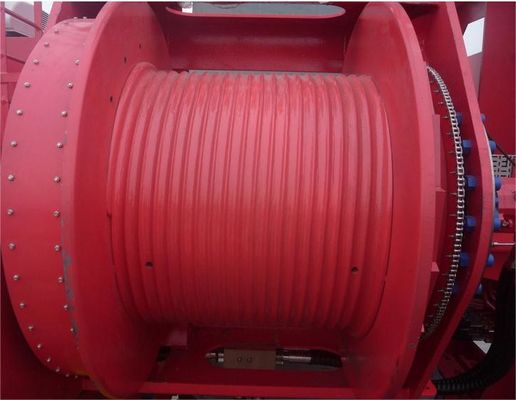 1500 Meters Grooved Winch Drum Alloy Steel For Petroleum Drilling Equipment