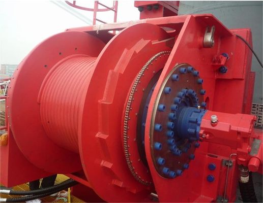 1500 Meters Grooved Winch Drum Alloy Steel For Petroleum Drilling Equipment