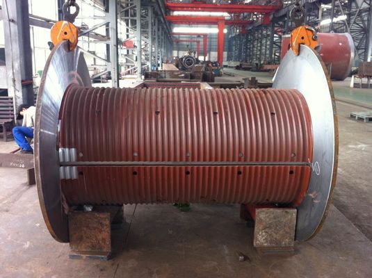 Winch Drum Lbs Two Half Split Groove Sleeve Customized Processing Large Mining