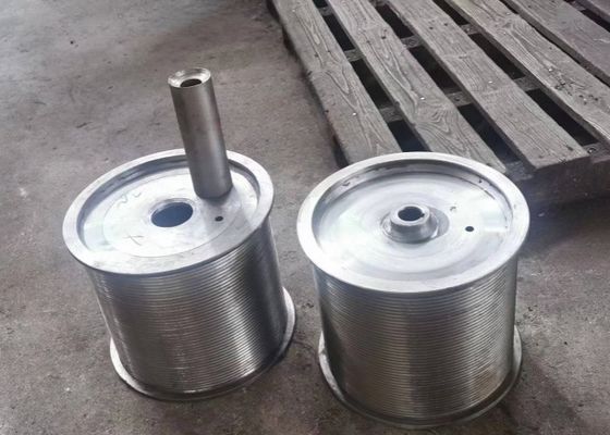 Rope Diameter 8mm-80mm Fluted Cable Drum Lebus System With Multiple