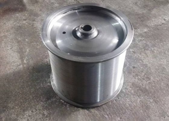 Rope Diameter 8mm-80mm Fluted Cable Drum Lebus System With Multiple