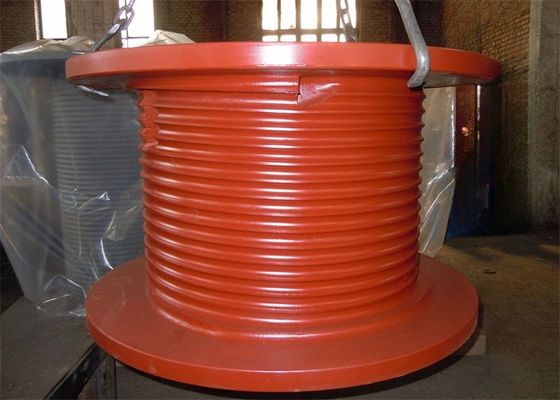 ISO Approved Lebus Rope Drum Anti Corrosion CNC Machined For Oil And Gas Industry