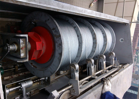 500m Rope Capacity Lebus Grooved 4 section Drum / 6 section Drum For BMU