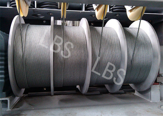 500m Rope Capacity Lebus Grooved 4 section Drum / 6 section Drum For BMU