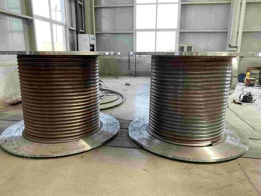 Customizable Lebus Sleeve Folding Line Rope Groove Or Spiral Groove Winch Drum Carbon Steel