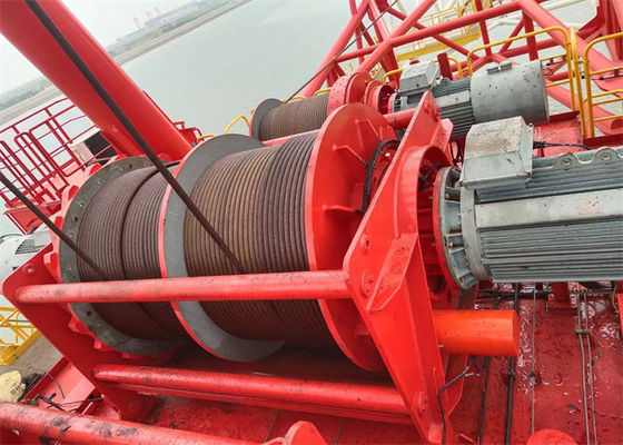 Marine Grade Steel Wire Rope Drum With Anti Corrosion Coating ISO9001 Certified