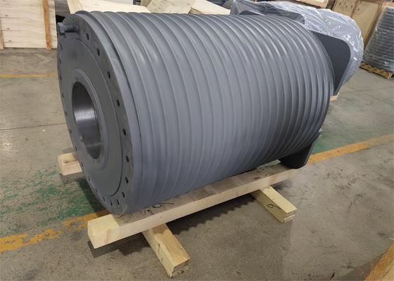 Anti Corrosion Coating Lebus Grooves Lebus Grooved Drum Wire Rope Drum ISO9001 Certified