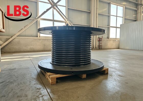 Black LBS Grooved Drum Right-hand Rotation 40mm Rope Diameter