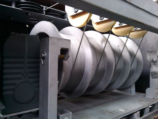 220m Rope Winding Electric Cable Pulling Winch With Grooves