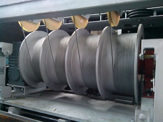 220m Rope Winding Electric Cable Pulling Winch With Grooves