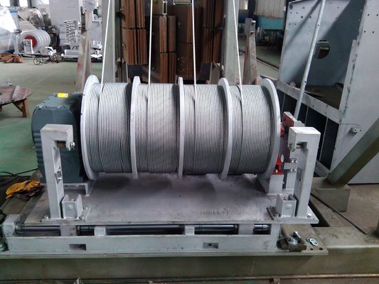 220m Rope Winding Electric Cable Pulling Winch With Grooves