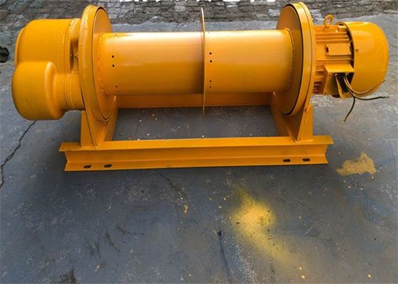 Customized 30mm Wire Power Winch Machine , Dual Drum Winch For Oil Well Drilling