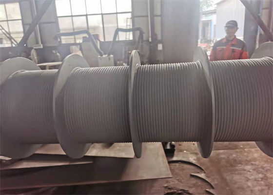 LBS Diameter 800mm Grooved Drums Winch Drum Parts Alloy Steel
