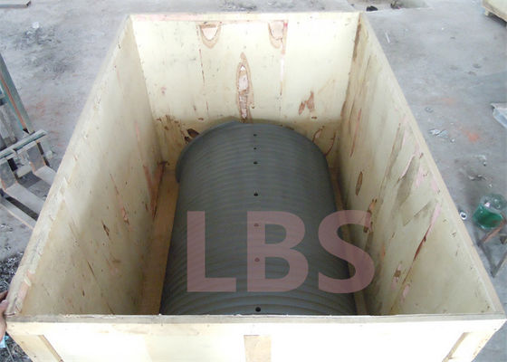 Alloy Steel Winch Drum Sleeves Grooved Drums For Oil Drilling Winch
