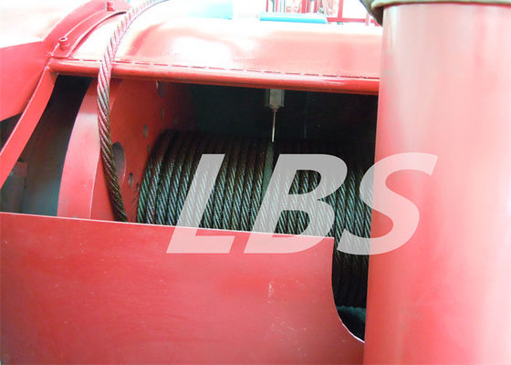 Stainless Steel 25T Tower Crane Winch Grooved Drum For Lifting