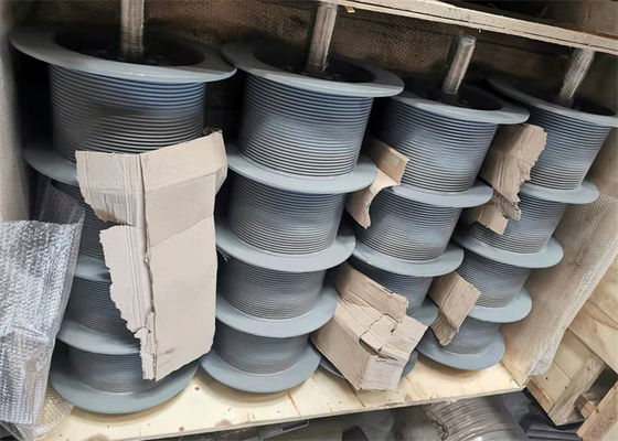500KN Grooved Wire Rope Drum Customized For Marine Slipway Winch