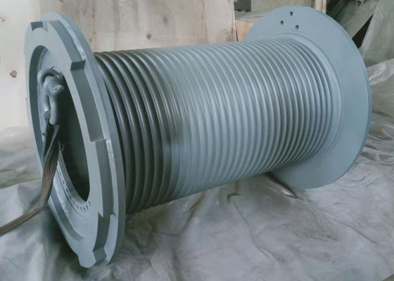 Muiti Layer Winch Drum , Cable Winding Drum Customized Cabon Steel