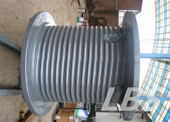 Customized Hydraulic Winch Hoist Crane Wire Rope Drum With Shaft Diameter 12mm