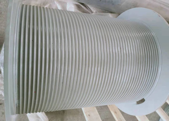 No Magnetic Wire Rope Lebus Grooved Winch Drum 30m Rope Welded