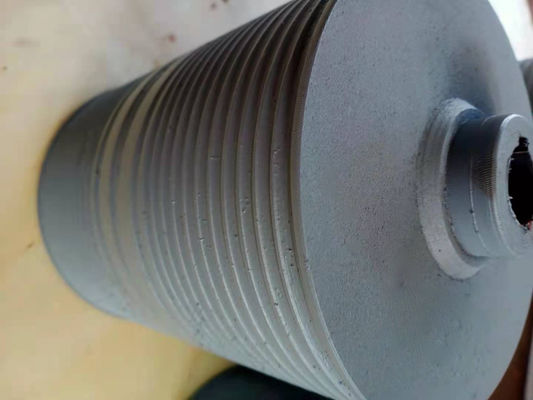 Q355B Carbon Steel Double Grooved Winch Drum For Tower Lifting Hoist