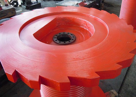 Black Polymer Nylon Grooved Cable Drum Sleeve For Wire Rope Winding And Storage