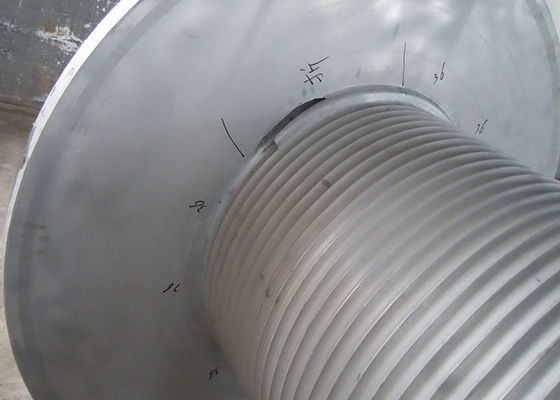 6mm Wire Mooring Winch Drum 430mm Diameter Carbon Steel Bolted