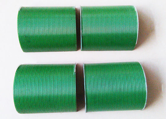 Nylon High Polymer Grooved Drum Sleeves Green Color Multi Layers