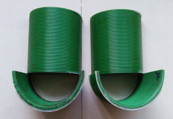 Nylon High Polymer Grooved Drum Sleeves Green Color Multi Layers