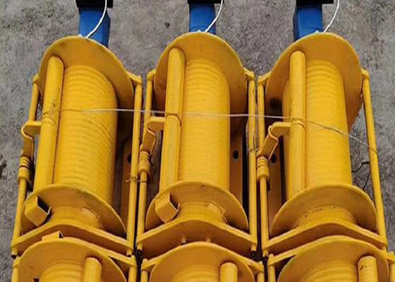 Multi Functional Hydraulic Tower Crane Winch LEBS Groove Drums