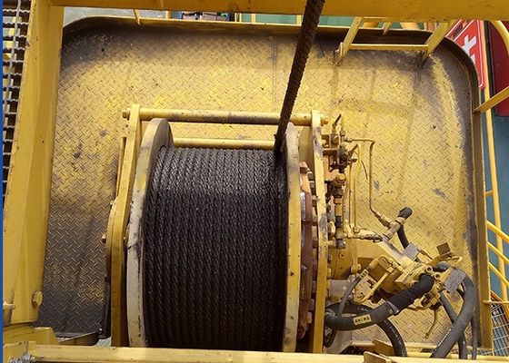500KN Single Drum Electric Marine Winch , 50 Ton Winch For Shipyard Oil Mining