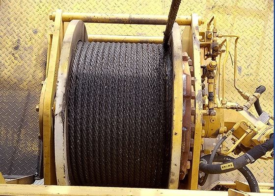 500KN Single Drum Electric Marine Winch , 50 Ton Winch For Shipyard Oil Mining