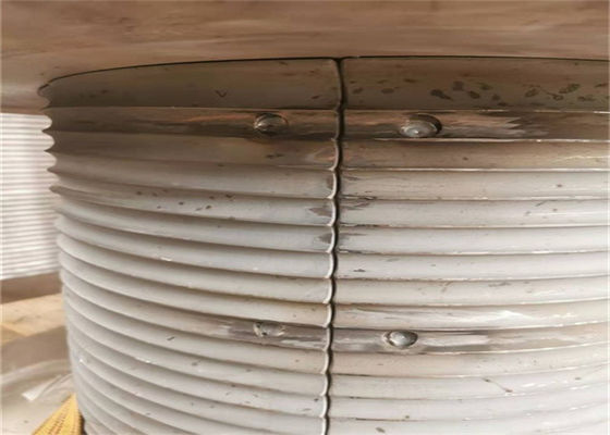 Efficient Stable Lebus Grooved Drum Arrangement Of Wire Rope With Sleeves