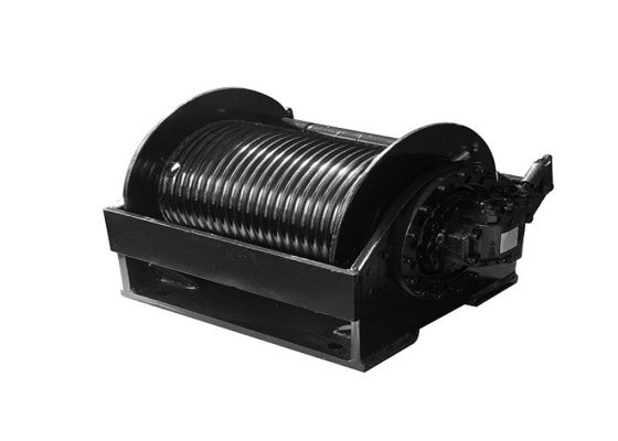 3T / 5T / 10t Hydraulic Pulling Winch Grooves Drum Q355b Steel Material