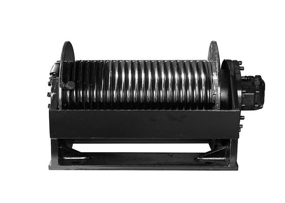 3T / 5T / 10t Hydraulic Pulling Winch Grooves Drum Q355b Steel Material