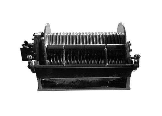 3T / 5T / 10t Hydraulic Pulling Winch Grooves Drum Q355b Steel Material