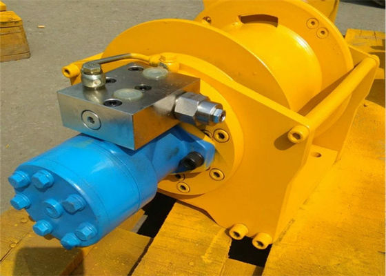Alloy Steel 8.2t Hydraulic Crane Pulling Winch With Band Brake And Encoder
