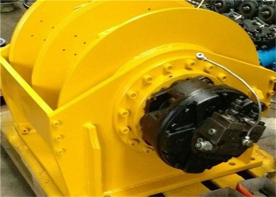 Alloy Steel 8.2t Hydraulic Crane Pulling Winch With Band Brake And Encoder