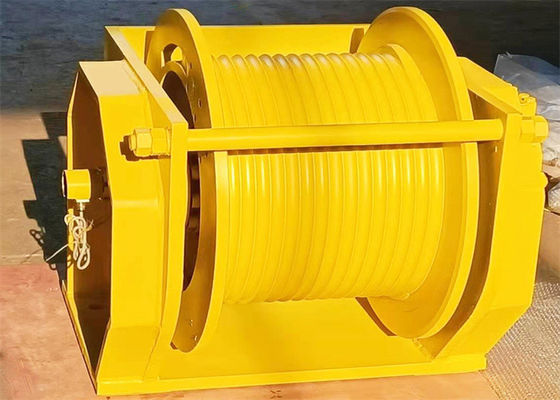 8 Ton Hydraulic Crane Winch With Encoder And Grooved Drum For Marine Hoisting
