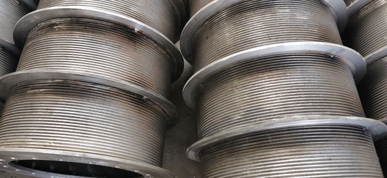 Galvanizing Grooved Winch Drum with 1-150 Mm Groove Pitch and Alloy Steel