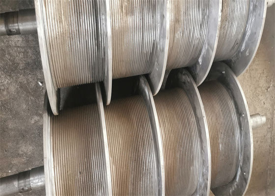 Galvanizing Grooved Winch Drum with 1-150 Mm Groove Pitch and Alloy Steel