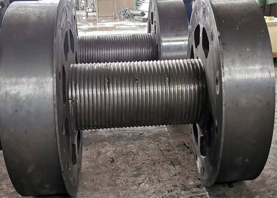 Steel Material LBS Drawworks Drilling With Lebus Grooves For Workover Rig